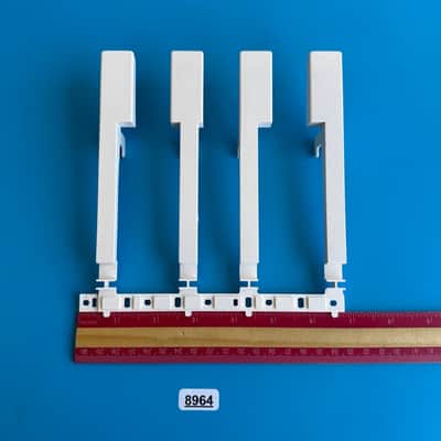 YAMAHA PSR-240 PSR-270 PSR-500 Keyboard Part: White Keys [C-E-G-B] 4-Key Set image 5