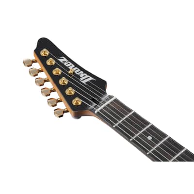 Ibanez 2022 AZ42P1QM AZ Premium Electric Guitar - Black Ice Burst image 8