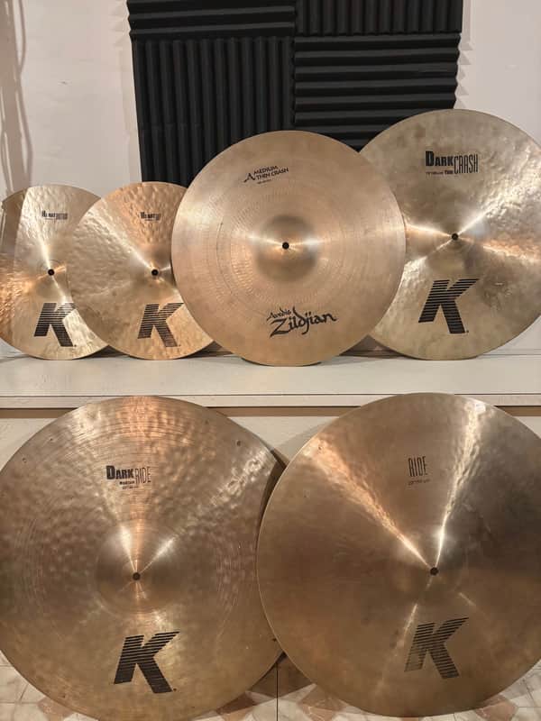 Zildjian K and A cymbal lot image 1