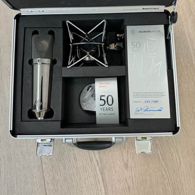 Neumann U 87 Rhodium Edition Set Microphone (Very rare) #31/500 image 3