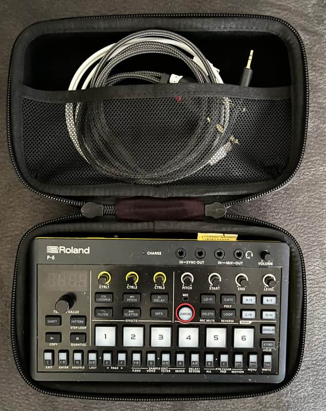 Roland P-6 AIRA Creative Sampler 2024 - Present - Black image 1