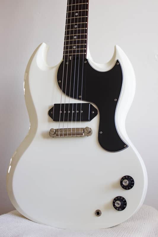 ハッテンバーグ Greco SJR-82 日本製 SG Junior Greco SJR-82 SG Junior Style White 2000 | Reverb España