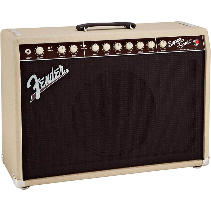 Fender Super-Sonic 22 22W 1x12 Tube Guitar Combo Amp Regular Blonde image 1