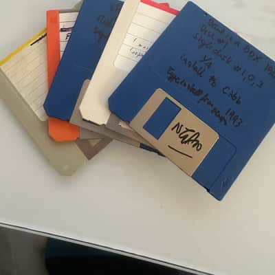 5-pack DSDD 720 kb FLOPPY DISKS FOR Akai Mpc 60 ii (RARE)