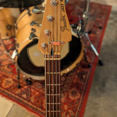 Fender MIM Deluxe Active Jazz Bass 2010s - Tidepool Green image 3