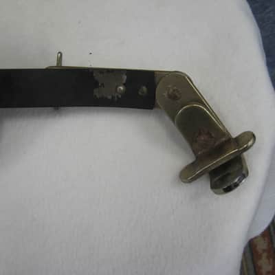 Leedy Bass Drum Hoop mounted Paddle Muffler (Lot4143U-5143) 40's/50's - Nickel Plated image 6