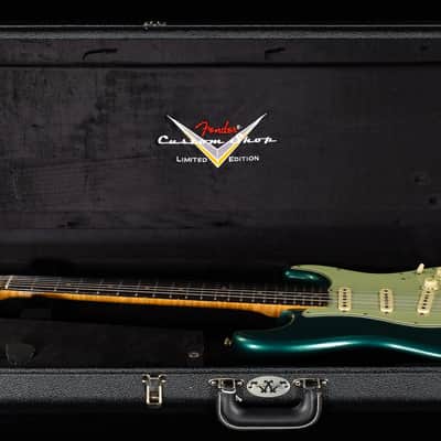 Fender Custom Shop Willcutt True '62 Stratocaster Journeyman Relic Sherwood Green Metallic Large C (848) image 7