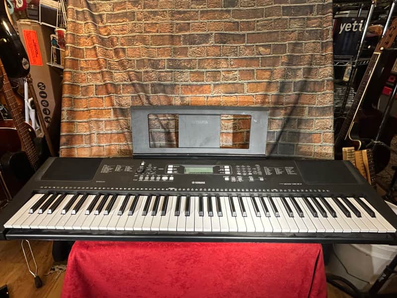 Yamaha PSR-EW300 76-Key Portable Keyboard | NO 12V POWER SUPPLY INCLUDED 2017 - Present - Black image 1