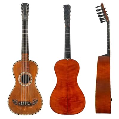 Anonymous baroque guitar c.1780 Baroque image 2