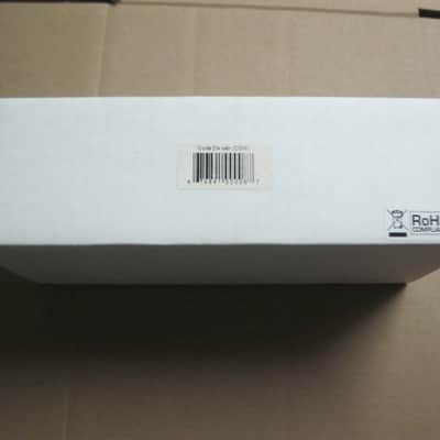 kind of lightly handled genuine Fulltone EMPTY BOX & printout copy of paperwork ONLY for Clyde Deluxe pedal (NO pedal) 2010s (specifically 2019) white box with black & white labels image 10