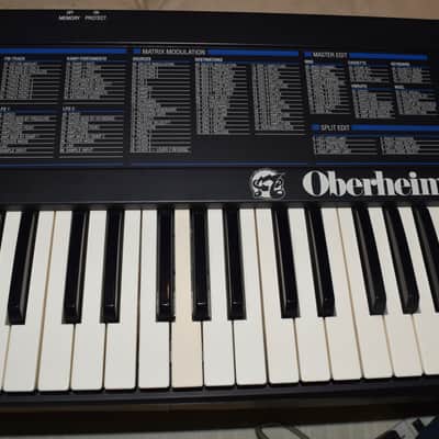 Oberheim Matrix 6 61-Key 6-Voice Synthesizer 1985 - Black image 3