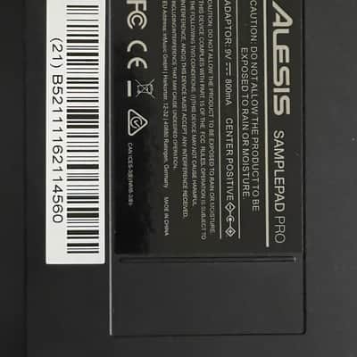 Alesis SamplePad Pro 8-Pad Percussion and Sample-Triggering Instrument 2010s - Black image 5