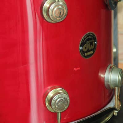 DW Collector's 14x11 rack tom brass hardware image 9