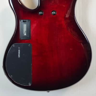 Yamaha TRBX604FM DRB 4-String Electric Bass Guitar Dark Red Burst image 9