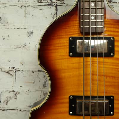 2008 Epiphone Viola Sunburst Hollowbody/Violin Electric Bass Guitar image 5