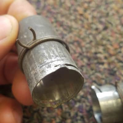 Unknown Pair (2) Tube Shields 12AX7 9-pin Wrap W50-07 Vintage Vacuum 1950s-1960s Bild 4