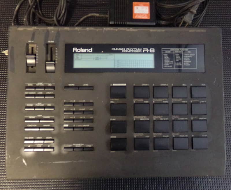 Roland R-8 Human Rhythm Composer 1980s - Black image 1