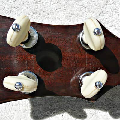 Vintage ​1963 G​ibson TB 100 4 String ​Tenor Banjo ​With ​Non-Original Banjo Gigbag - PV Music String Shop Inspected. Detailed, Setup with New Strings and Tested - Excellent Playing / Sounding / Looking Condition image 18