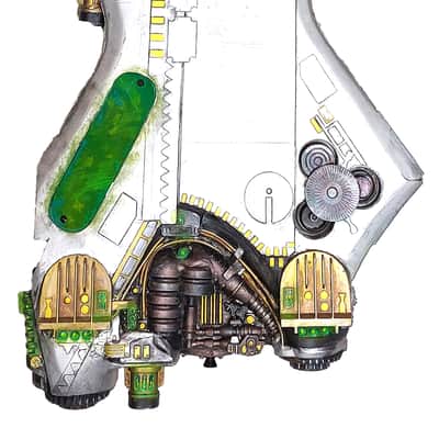 Solar Craftcaster (Spaceship guitar from Devil & Sons) image 10