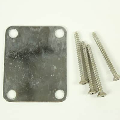 1975 Vintage Fender Precision Bass/Telecaster/Jazz Bass Neck Plate w/Orginal Screws 1970s USA image 3