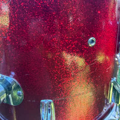 Rogers Holiday/Powertone 1960s - Red Sparkle image 9
