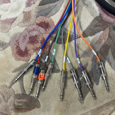 Hosa DTP-803 Balanced Snake DB25 to 1/4 in TRS 8 Foot Cable image 2