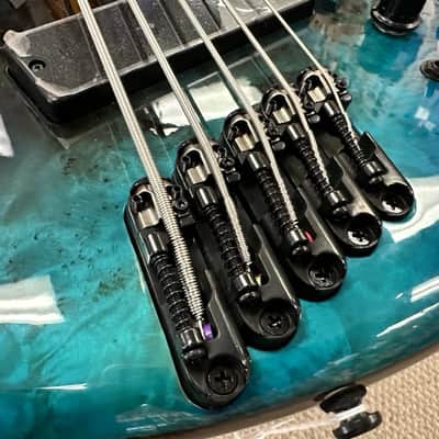 Ibanez SRMS805 Bass Workshop Multi-Scale 5-String Bass - Tropical Seafloor image 12