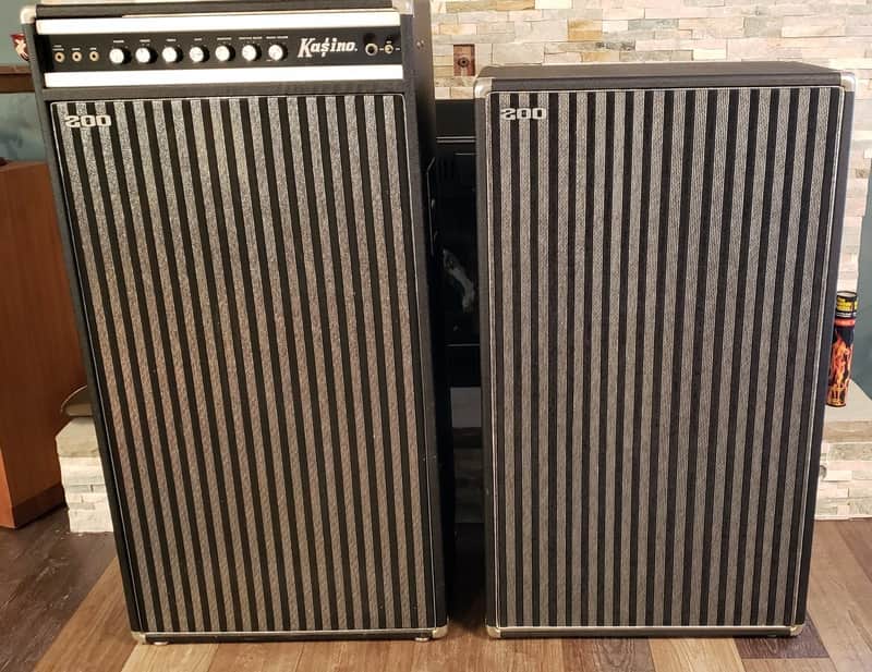 Kustom/Kasino B200  Bass Amp plus B200 module 1973 image 1