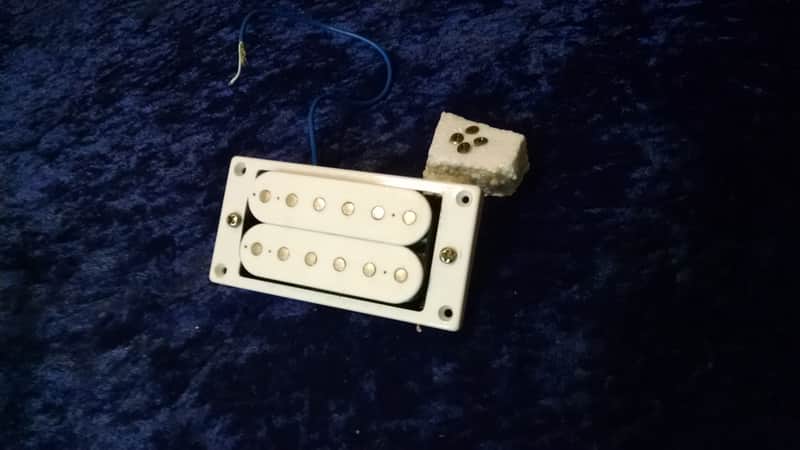 Epiphone Alnico V Classic Bridge Pickup w/Ring White image 1