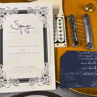 Springer Seraph ’59 2025 Factory Aged Monster Top Sunbear Pickups No Fret Wear (332) image 9