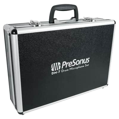 PRESONUS DM-7 Seven-Piece Drum Microphone Kit 7 Drum Mics w/ Case image 10