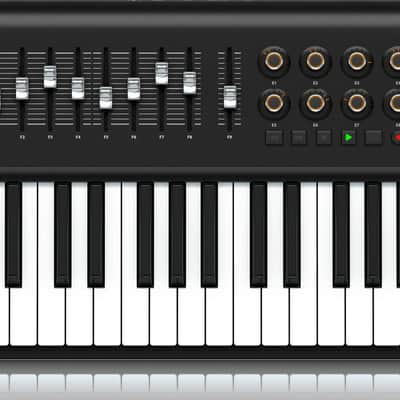 Behringer MOTOR49 USB/MIDI Keyboard Controller 49-Key Motorized Faders image 1