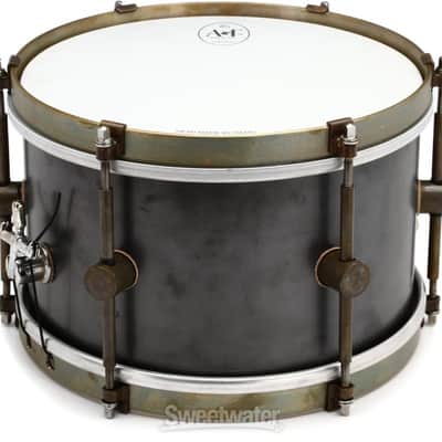 A&F Drum Company Raw Steel Snare Drum - 6.5 x 10-inch (AF6510RASTEd1) image 5