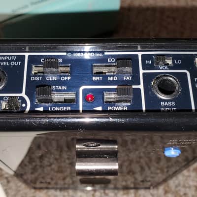 SR&D Bass Rockman Tom Scholz Headphone Amplifier OEM Power Supply Boxed Manuals image 3