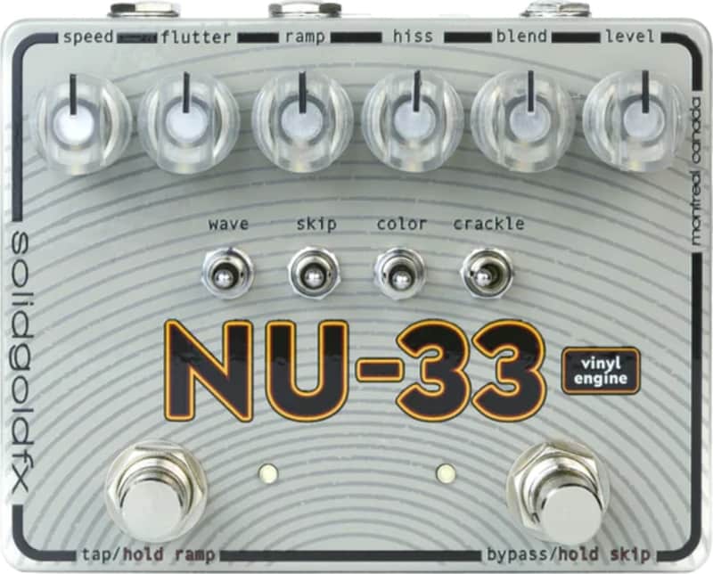 SolidGoldFX NU-33 Vinyl Engine Multi-Modulation Effects Pedal image 1