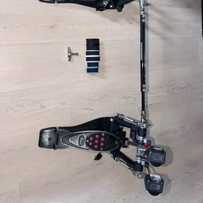 Pearl P2002C Black Chain PowerShifter Eliminator Chain-Drive Double Bass Drum Pedal 2010s - Chrome / Black image 2
