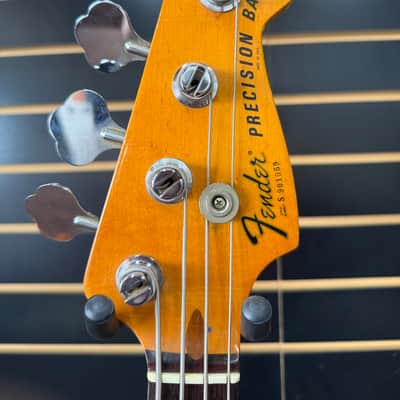 Fender Precision Bass with Rosewood Fretboard 1979-1980 Sunburst image 3