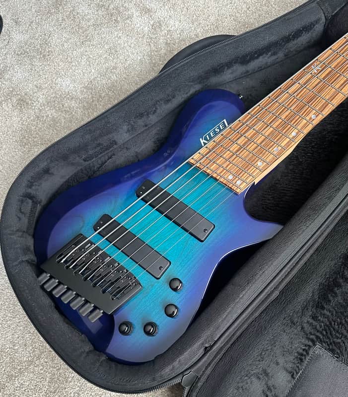 Kiesel Kiesel Zeus 7 String Multi Scale Bass 2020 - Trans night