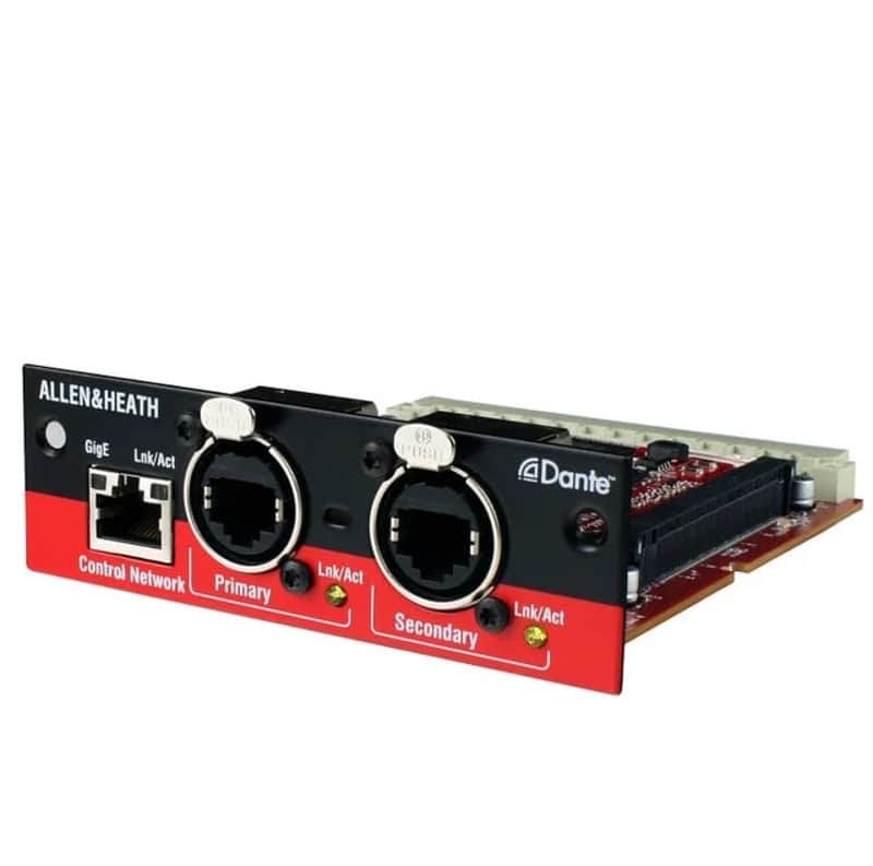 Allen & Heath M-DANTE-A 64x64 Dante Audio Networking Card image 1