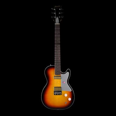 Harmony Factory Special Jupiter Thinline Flame Maple 3 Tone Sunburst With Mono Case - 1 OF 24 image 2