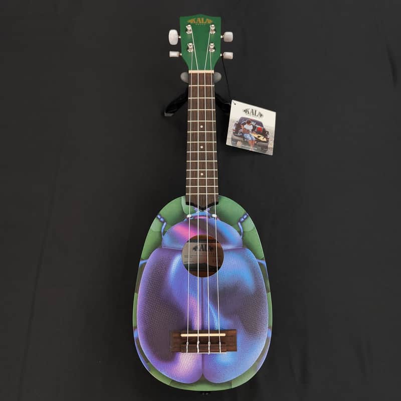 Kala KA-NV-BTLE Blue Beetle Soprano Ukulele - Satin image 1