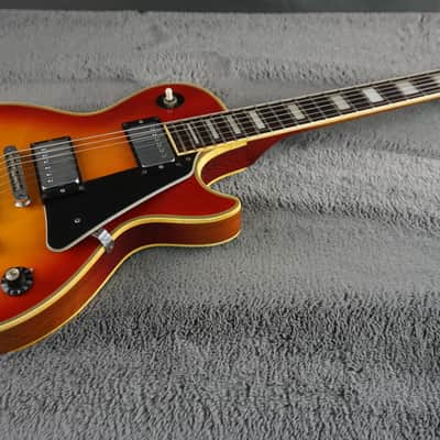 Aria Pro II Custom Single Cut Electric Guitar Cherry Sunburst MIJ image 4