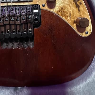 Ibanez JEM77WDP-CNL Steve Vai Signature Woody with Panga Panga Fretboard 2018 - Charcoal Brown Low Gloss image 6