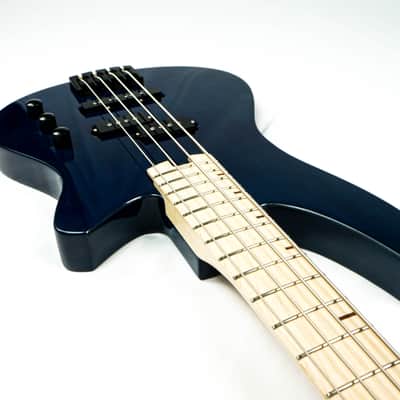 Swisher Rumble Handcrafted 4 String Bass 2024 - Indigo image 6