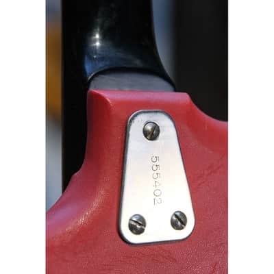 1963 Hagström Kent PB-24-G red image 15