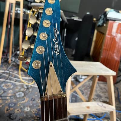 Ultra Rare Hand Crafted Vintage Japan Bizarre Apex Kamel Chenaouy Custom Shop 1983 Sparkle image 7
