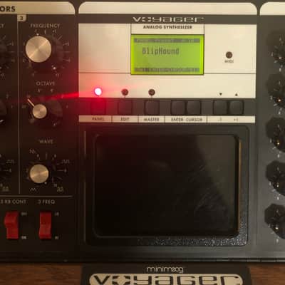 Moog Minimoog Voyager signed, w/ hard & soft case image 6