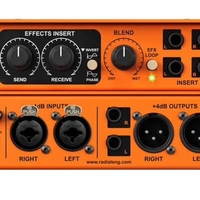 Radial Engineering EXTC-Stereo Stereo Guitar Effects Interface & Reamper *Free Shipping in the USA* image 2