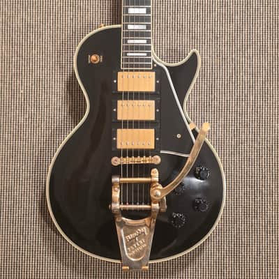 Gibson Les Paul Custom 1957 VOS 3 Pick-Up Bigsby 2010 - Ebony (Black Beauty) image 2