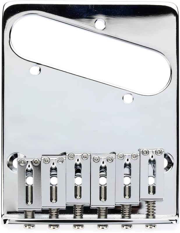 Gotoh GTC201 6-saddle T-style Bridge - Chrome image 1